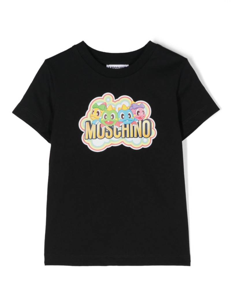 Moschino Kids x Taito™ cotton T-shirt - Black von Moschino Kids