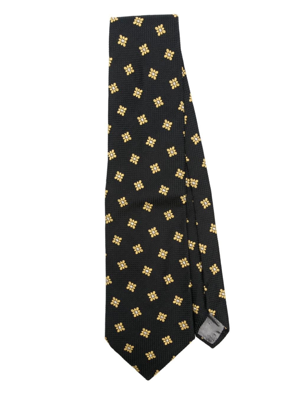 Moschino Pre-Owned 2000s patterned-jacquard tie - Black von Moschino Pre-Owned