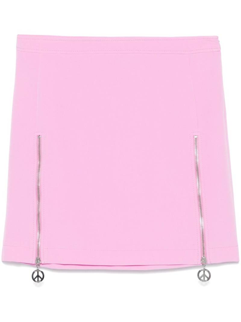 Moschino Pre-Owned zipped mini skirt - Pink von Moschino Pre-Owned