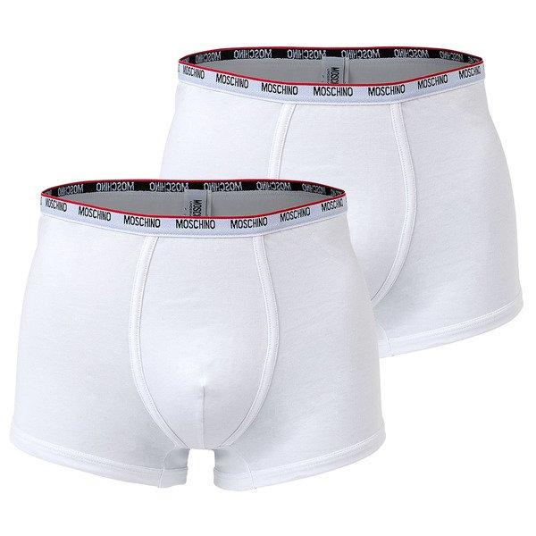 Boxershort 2er Pack Bequem Sitzend Herren Weiss XXL von Moschino Underwear