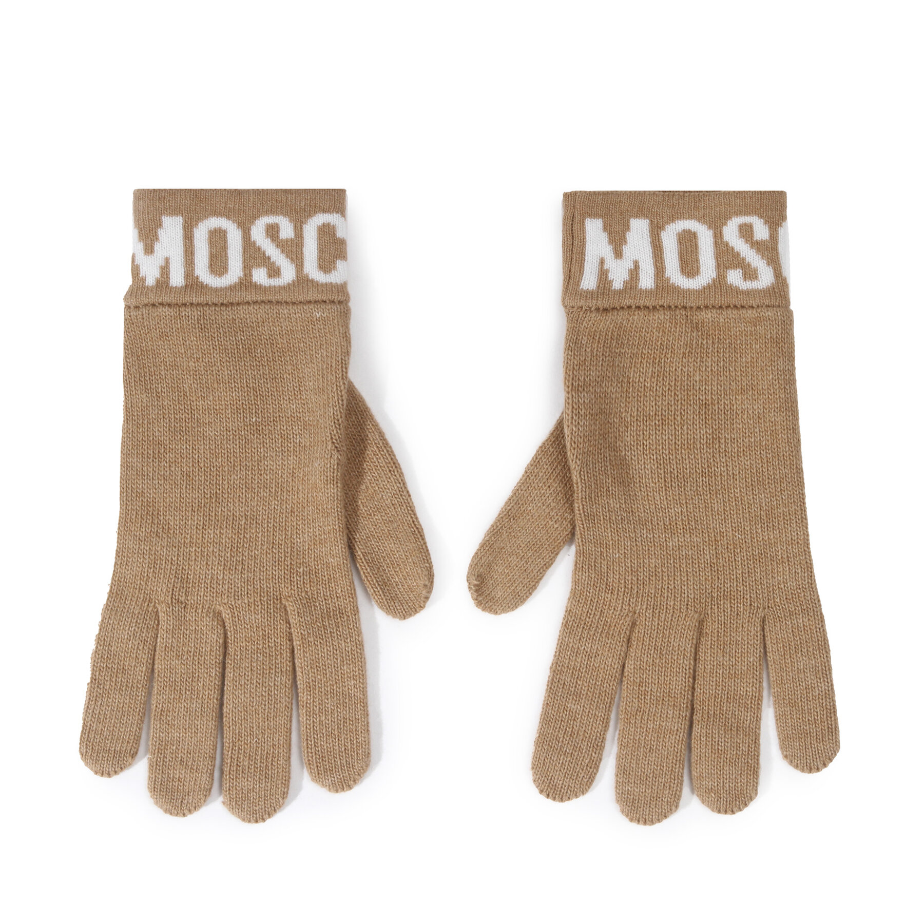 Damenhandschuhe MOSCHINO 65232 M2357 Beige von Moschino