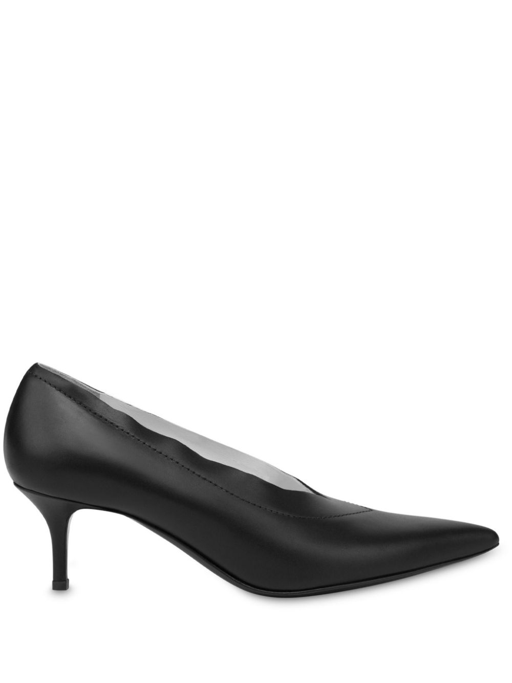 Moschino 60mm leather pumps - Black von Moschino