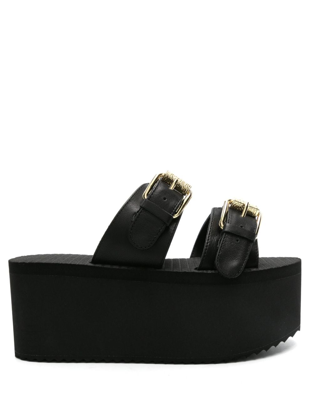 Moschino 70mm platform sandals - Black von Moschino