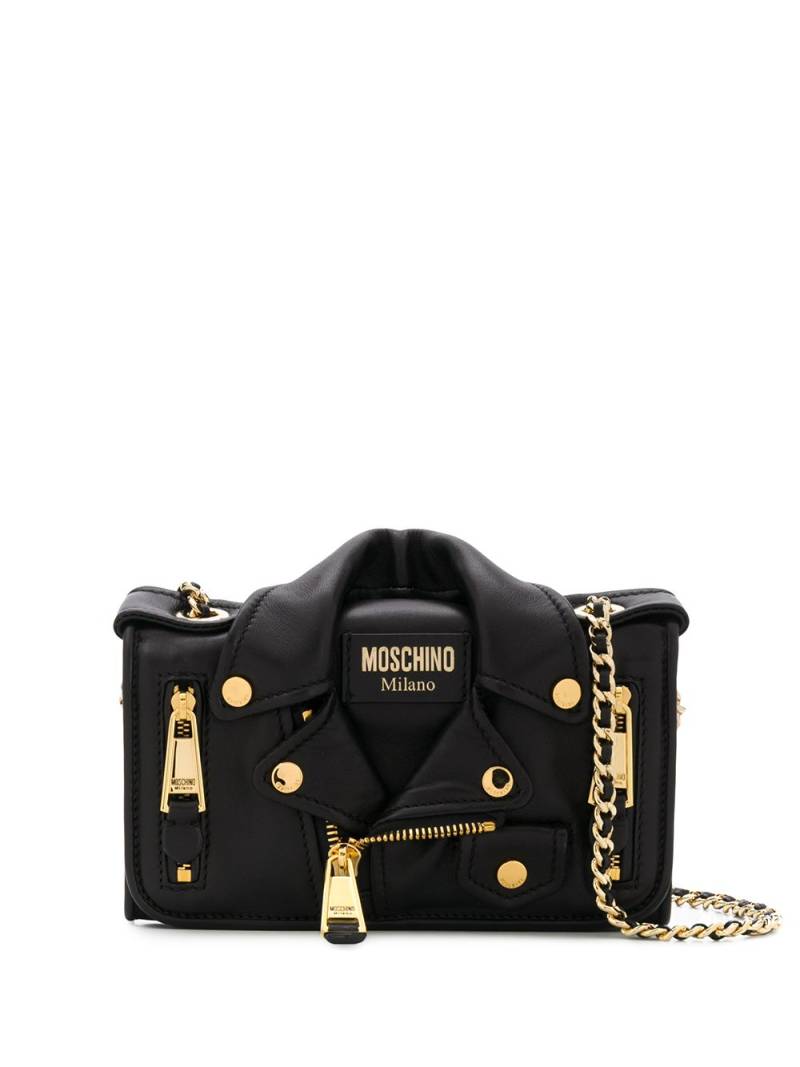 Moschino Biker crossbody bag - Black von Moschino