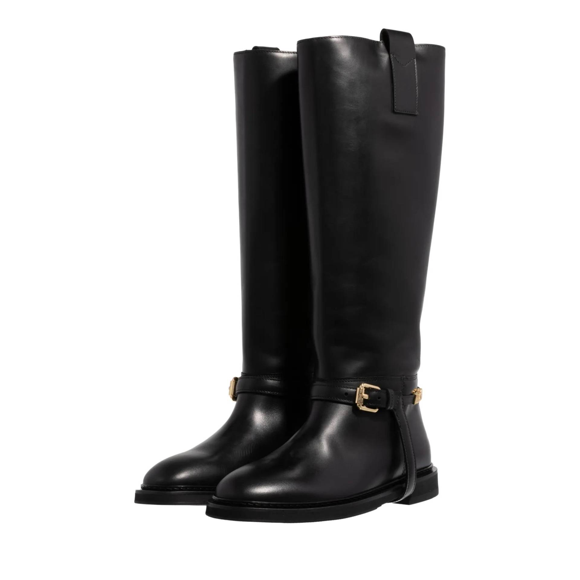 Moschino Boots & Stiefeletten - Mini Lettering - Gr. 38 (EU) - in Schwarz - für Damen von Moschino