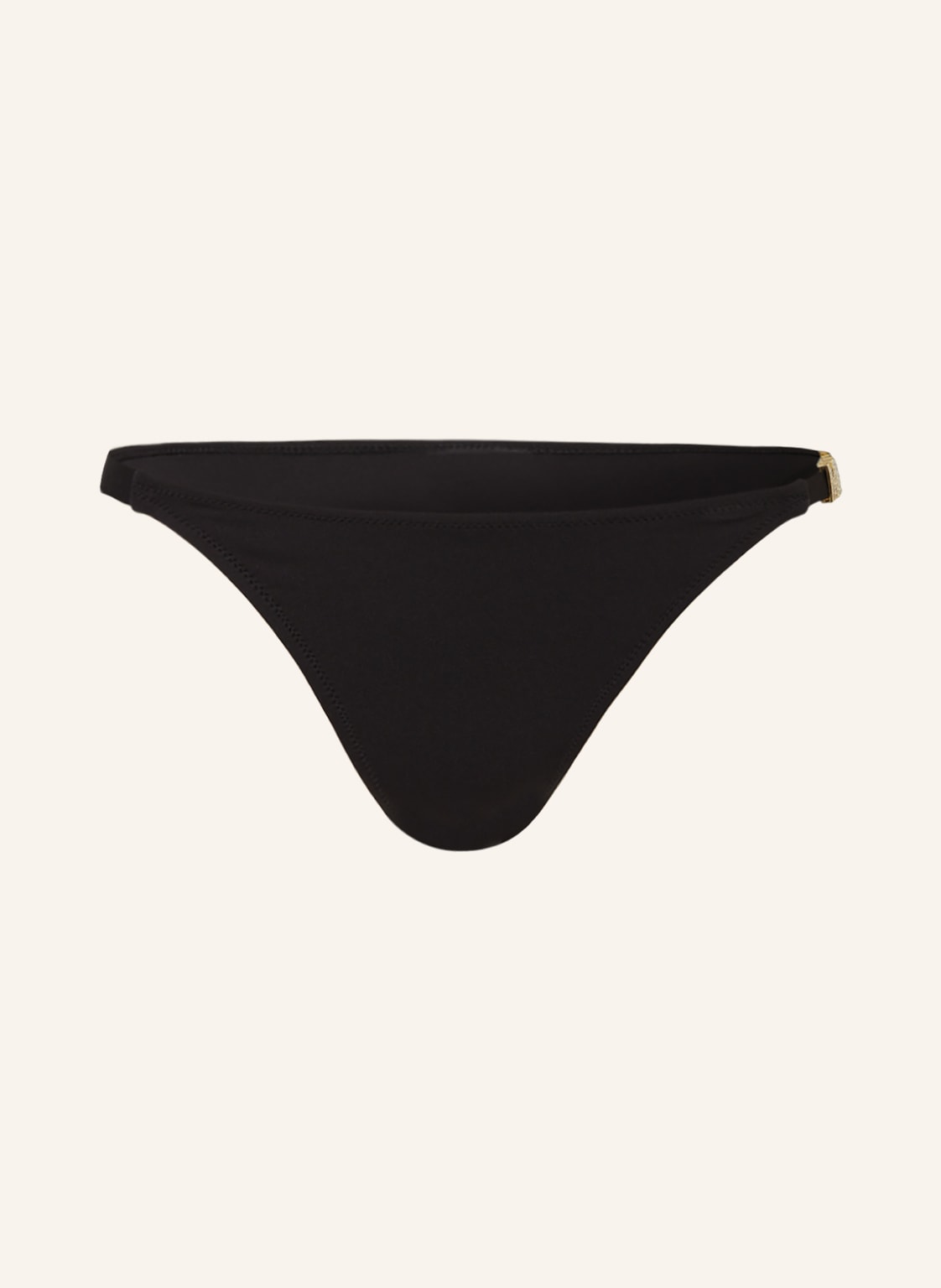 Moschino Brazilian-Bikini-Hose Mit Schmucksteinen schwarz Moschino Brazilian-Bikini-Hose Mit Schmucksteinen schwarz von Moschino