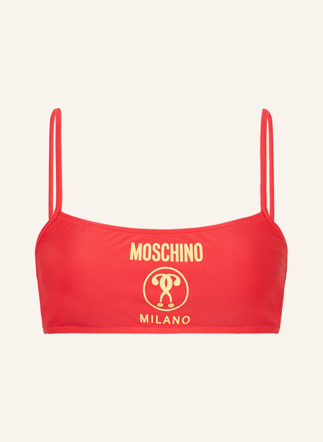 Moschino Bustier-Bikini-Top rot Moschino Bustier-Bikini-Top rot von Moschino