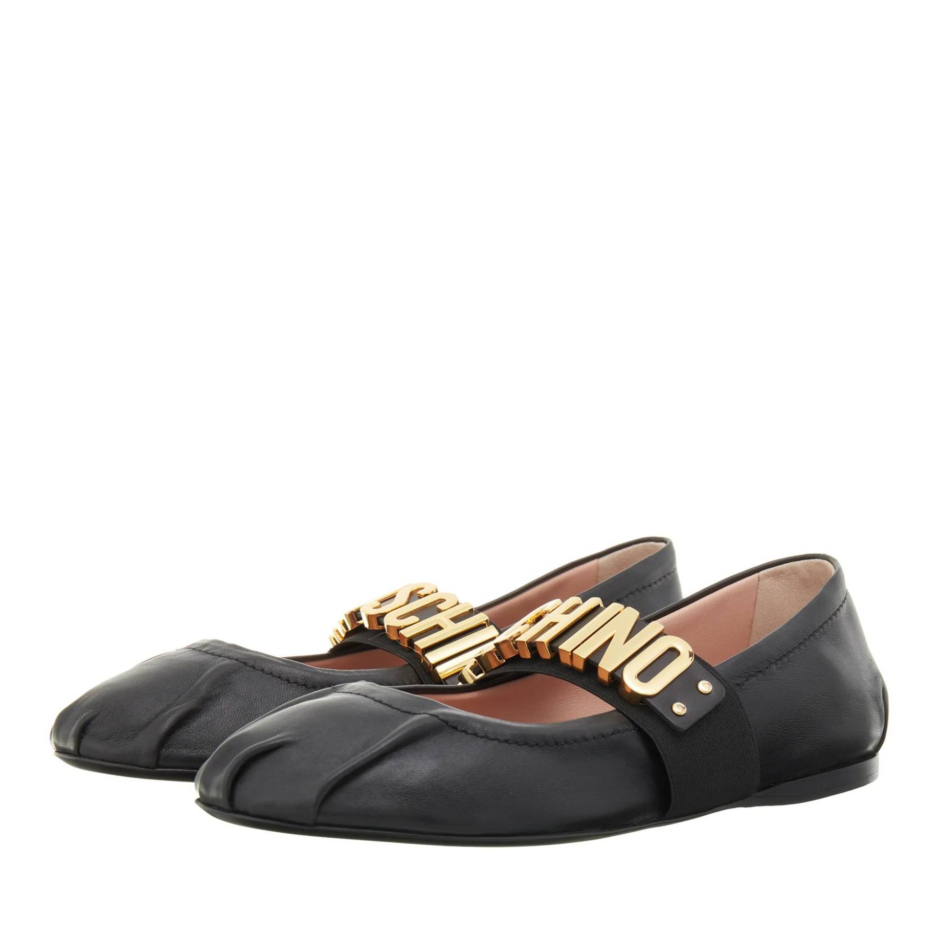 Moschino Espadrilles - Maxilettering - Gr. 37 (EU) - in Schwarz - für Damen von Moschino