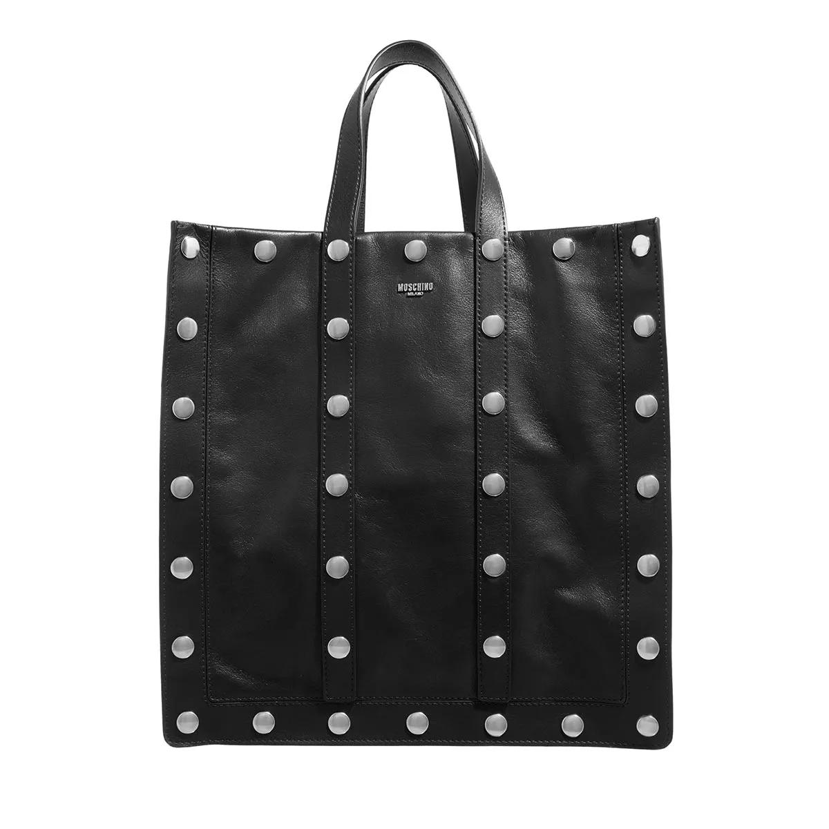 Moschino Handtasche - Moschino Buttons - Gr. unisize - in Schwarz - für Damen von Moschino