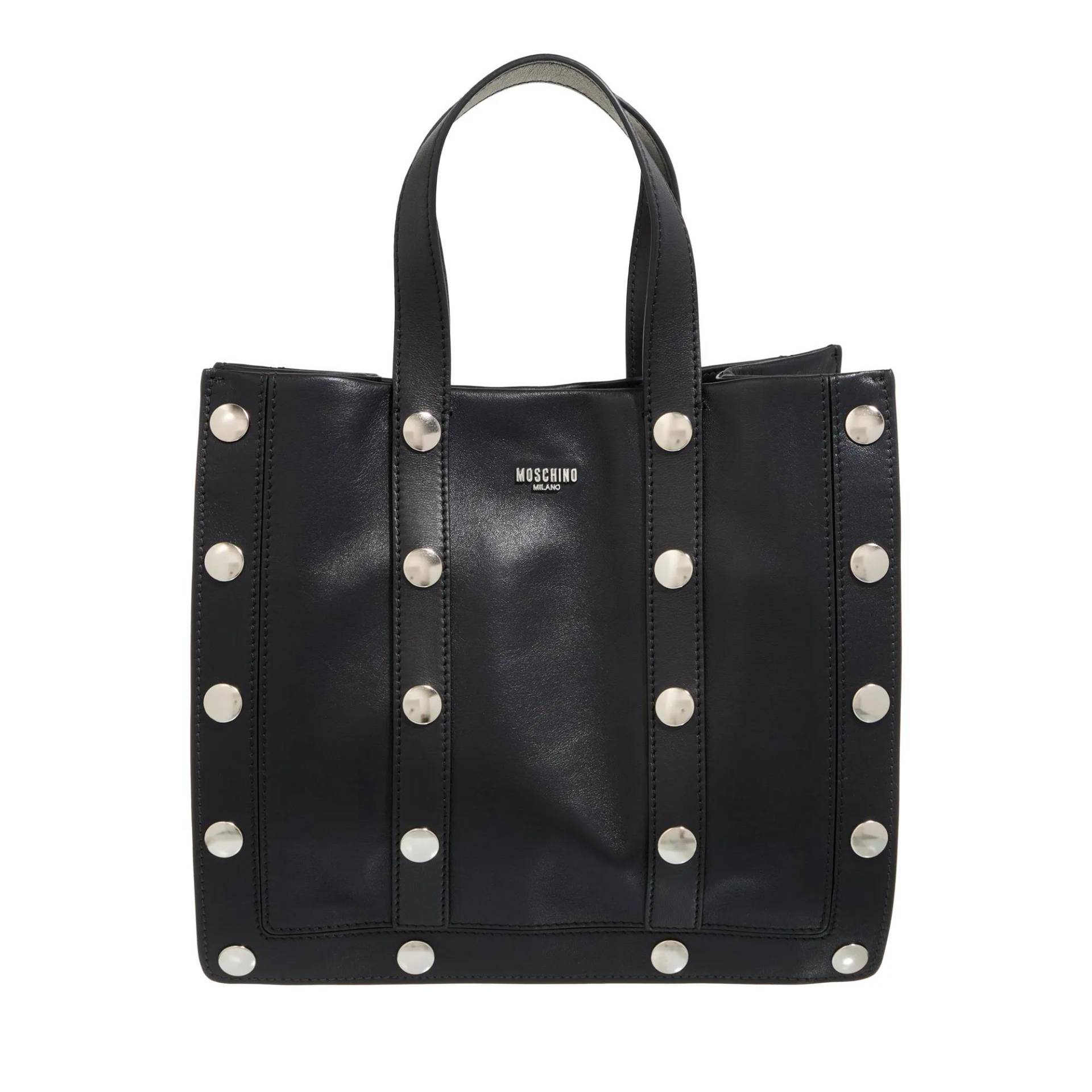 Moschino Handtasche - Moschino Buttons - Gr. unisize - in Schwarz - für Damen von Moschino