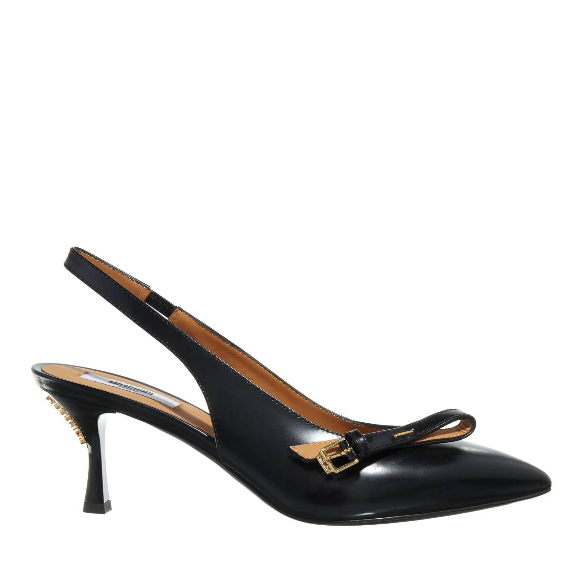 Moschino Hohe Schuhe - Buckled Bow - Gr. 36 (EU) - in Schwarz - für Damen von Moschino