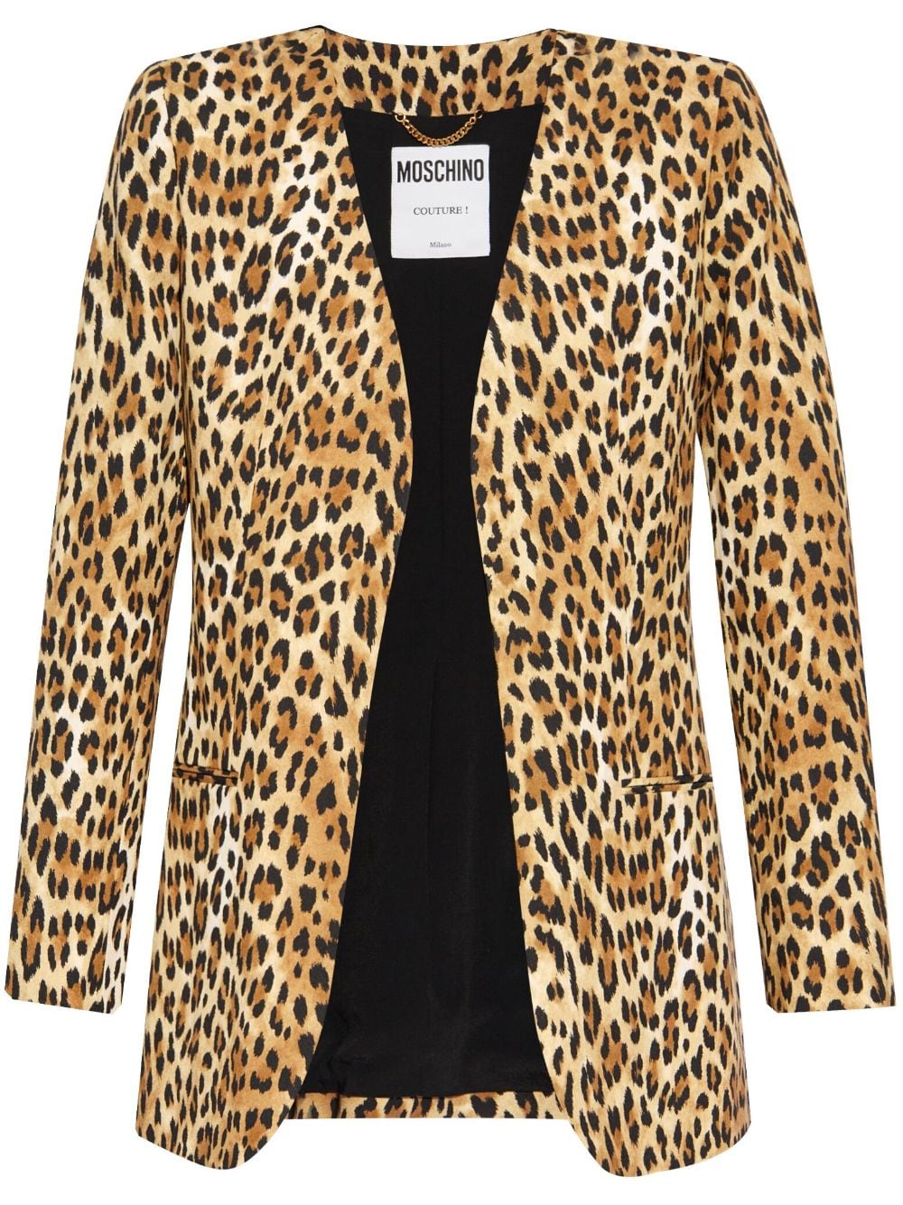 Moschino Leopard-print blazer - Brown von Moschino