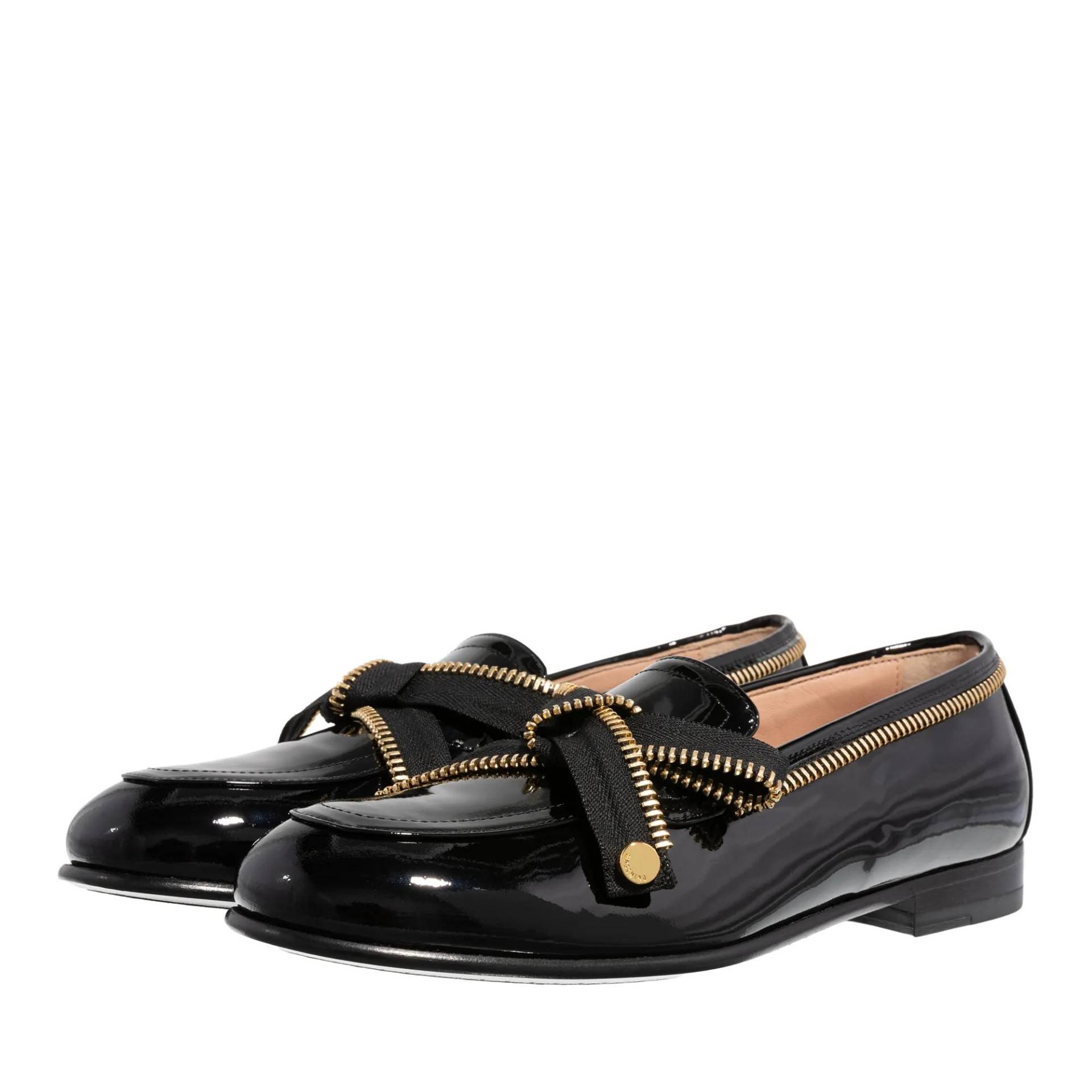 Moschino Loafer - Bow Zip - Gr. 37 (EU) - in Schwarz - für Damen von Moschino