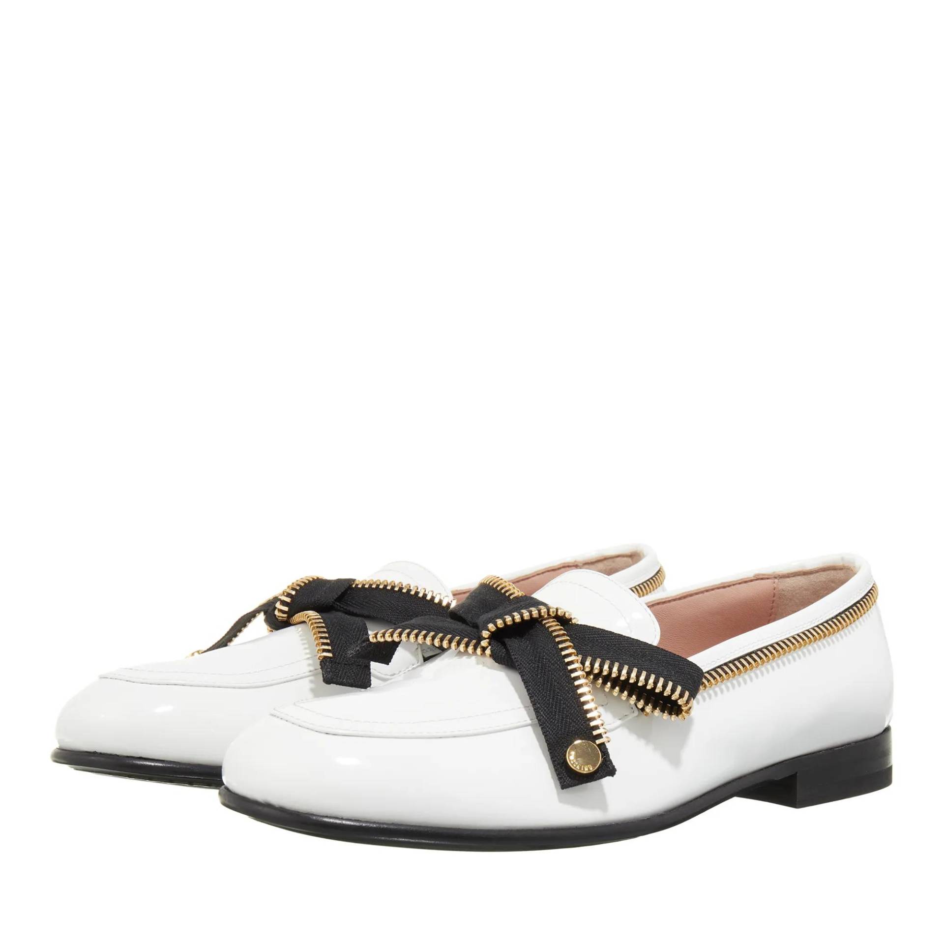 Moschino Loafer - Bow Zip - Gr. 37 (EU) - in Weiß - für Damen von Moschino