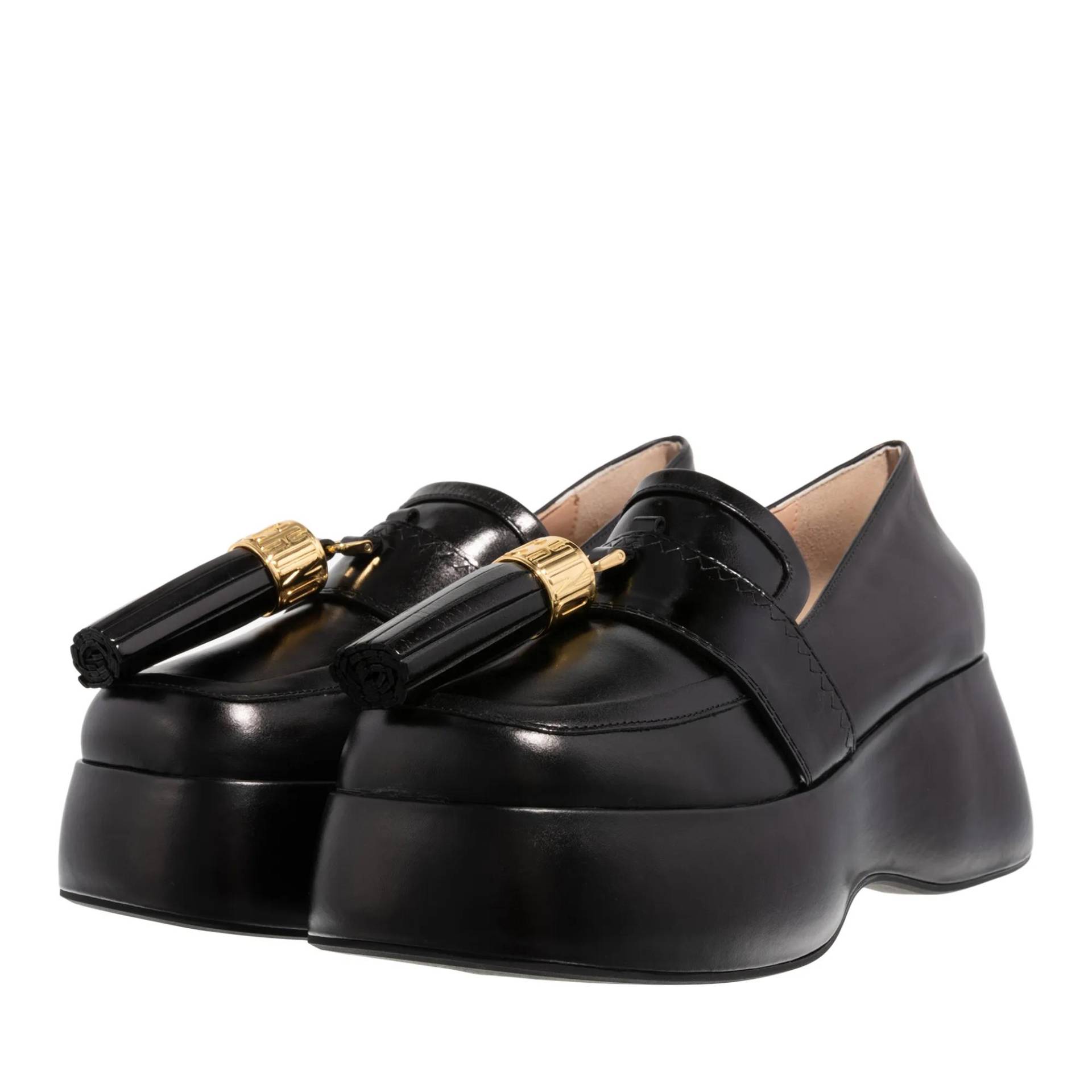 Moschino Loafers & Ballerinas - Metal Tassel - Gr. 38 (EU) - in Schwarz - für Damen von Moschino