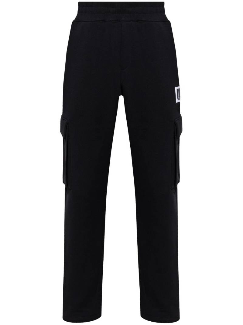 Moschino Logo patch track pants - Black von Moschino