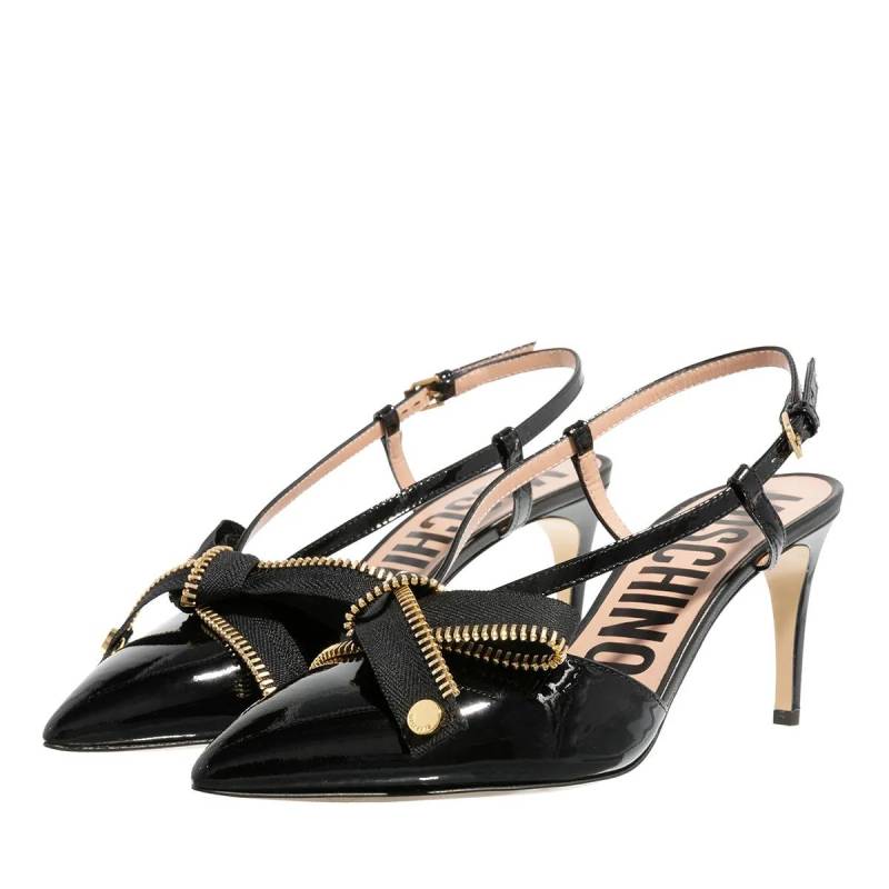 Moschino Pumps & High Heels - Bow Zip - Gr. 37 (EU) - in Schwarz - für Damen von Moschino