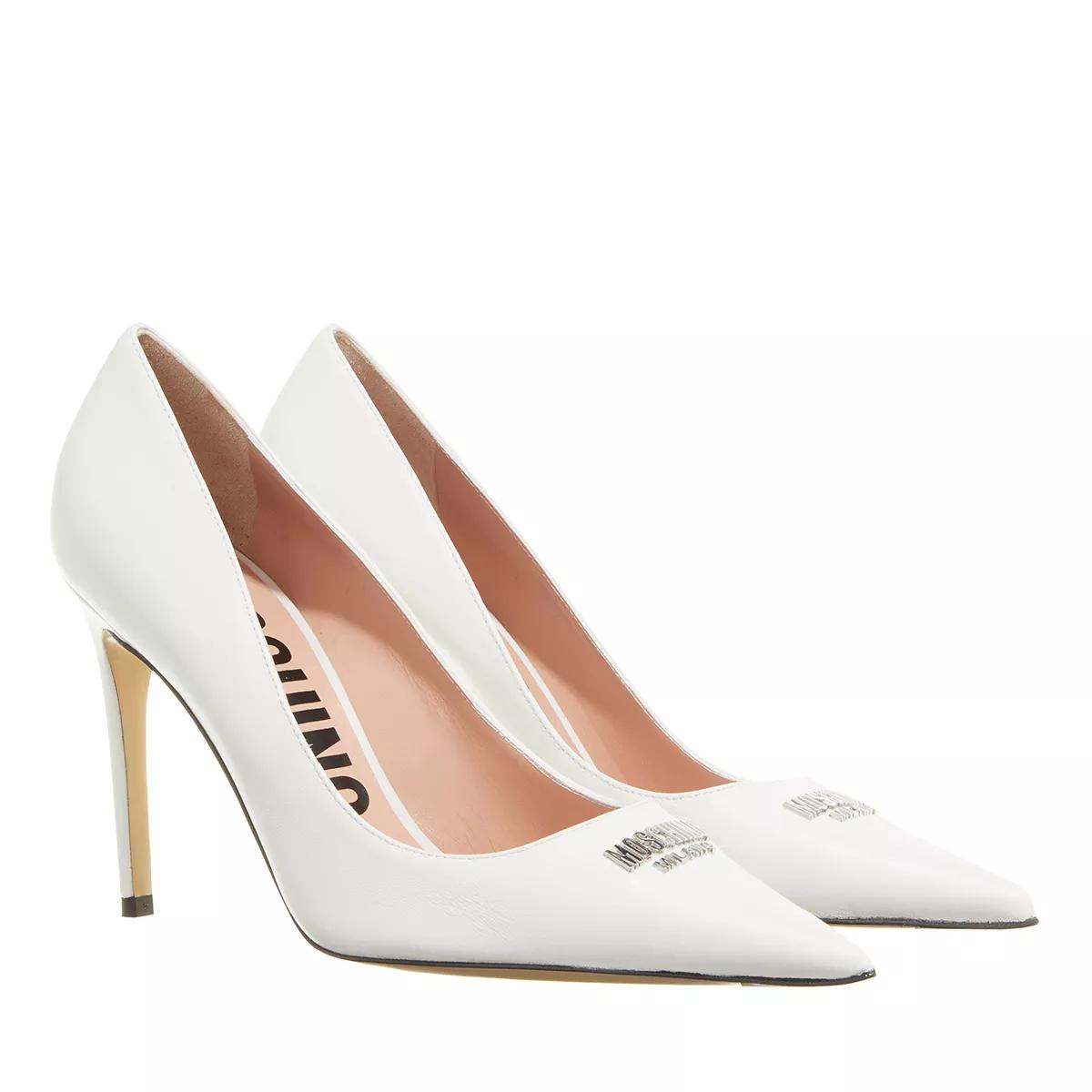 Moschino Pumps & High Heels - Moschino Plate Pump - Gr. 40 (EU) - in Weiß - für Damen von Moschino