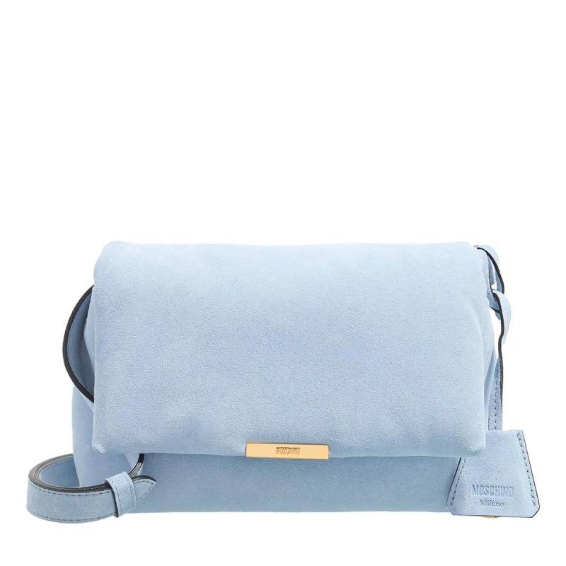 Moschino Schultertasche - Metal Plaque - Gr. unisize - in Blau - für Damen von Moschino