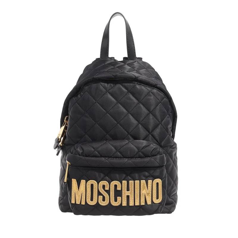 Moschino Schultertasche - Quilted Logo - Gr. unisize - in Schwarz - für Damen von Moschino