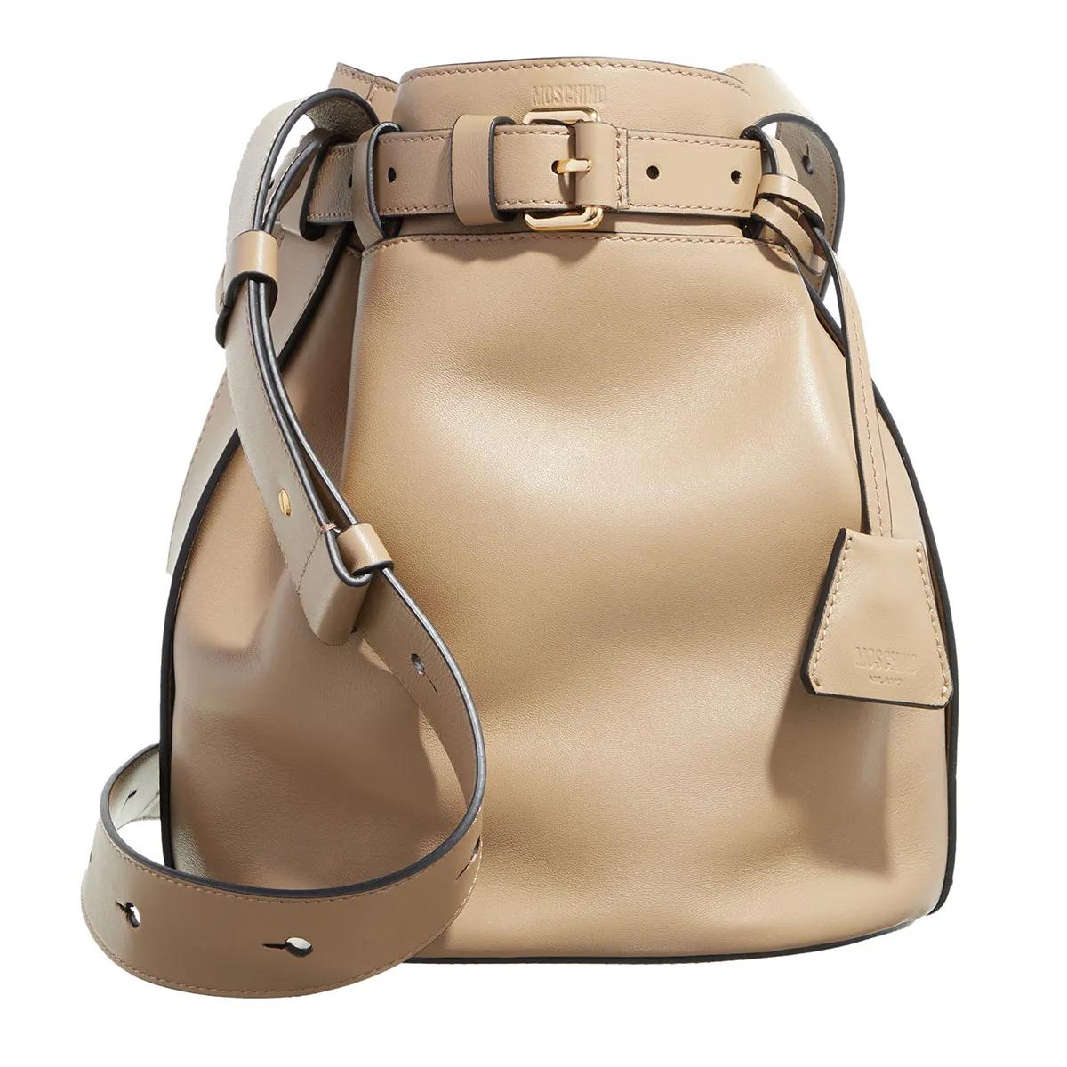 Moschino Schultertasche - Tie Me - Gr. unisize - in Beige - für Damen Moschino Schultertasche - Tie Me - Gr. unisize - in Beige - für Damen von Moschino