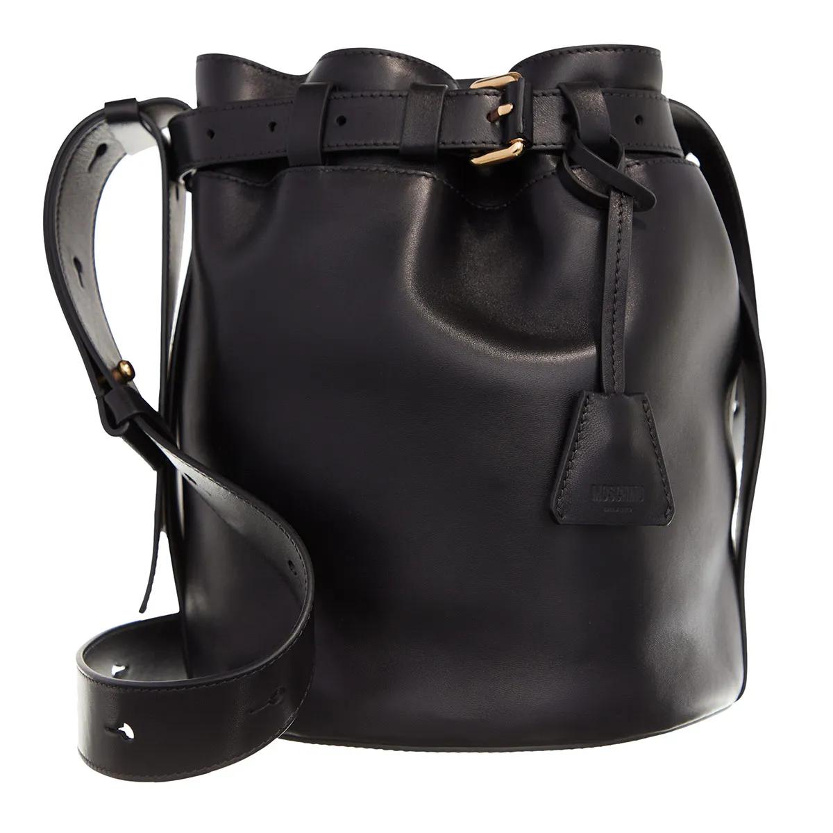 Moschino Schultertasche - Tie Me - Gr. unisize - in Schwarz - für Damen Moschino Schultertasche - Tie Me - Gr. unisize - in Schwarz - für Damen von Moschino