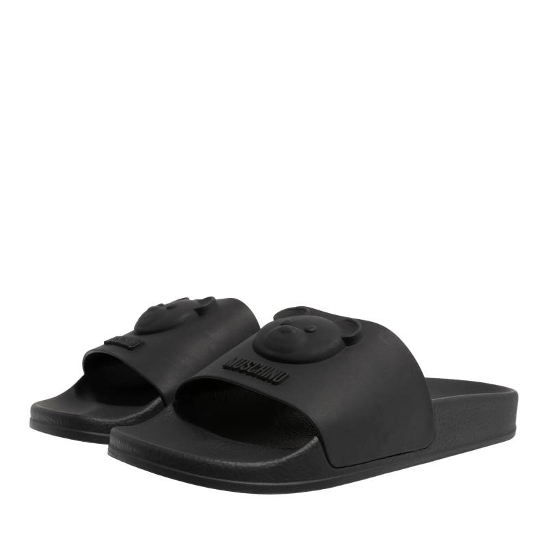 Moschino Slipper & Pantoletten - Pool Slide - Gr. 37 (EU) - in Schwarz - für Damen von Moschino