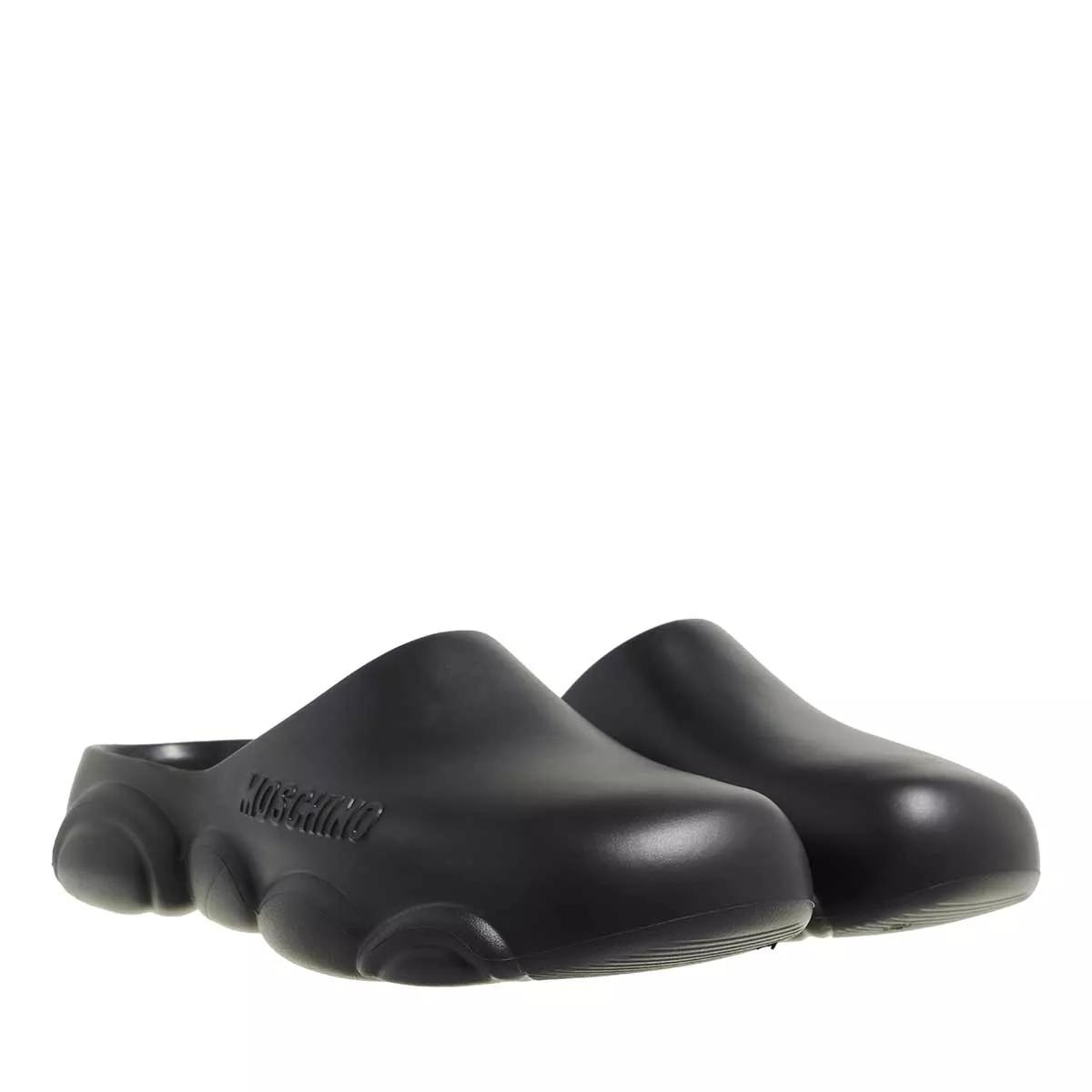 Moschino Slipper & Pantoletten - Scarpad.Rubber30 Gomma - Gr. 41_42 - in Schwarz - für Damen von Moschino