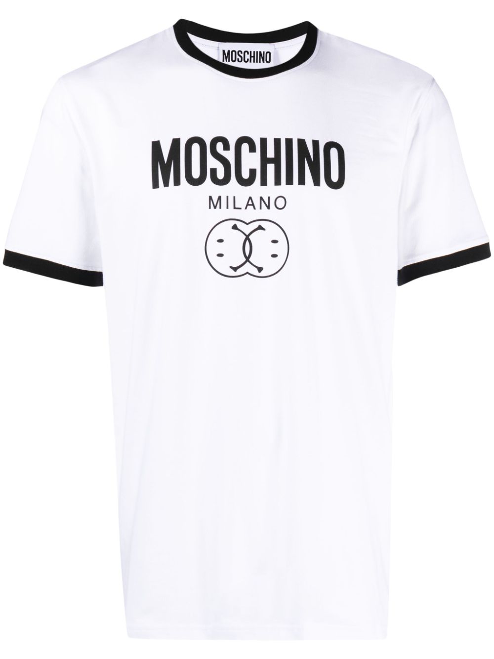 Moschino Smiley logo-print T-shirt - White von Moschino