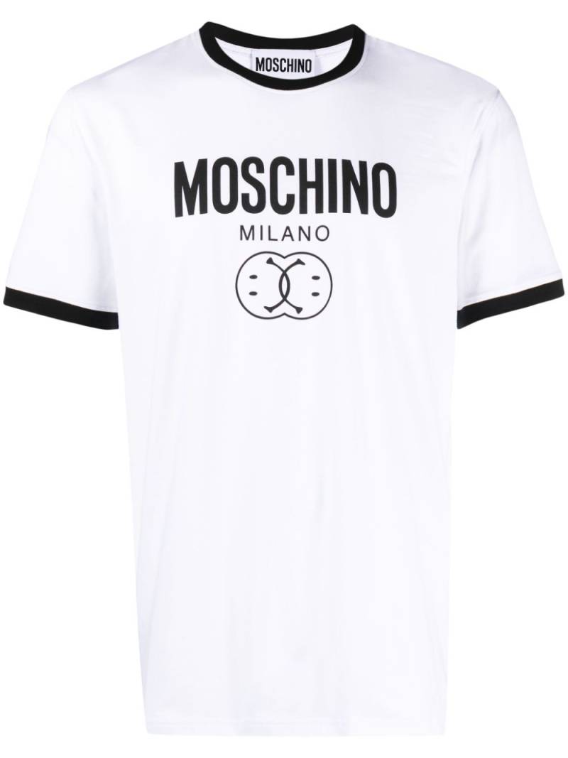 Moschino Smiley logo-print T-shirt - White von Moschino