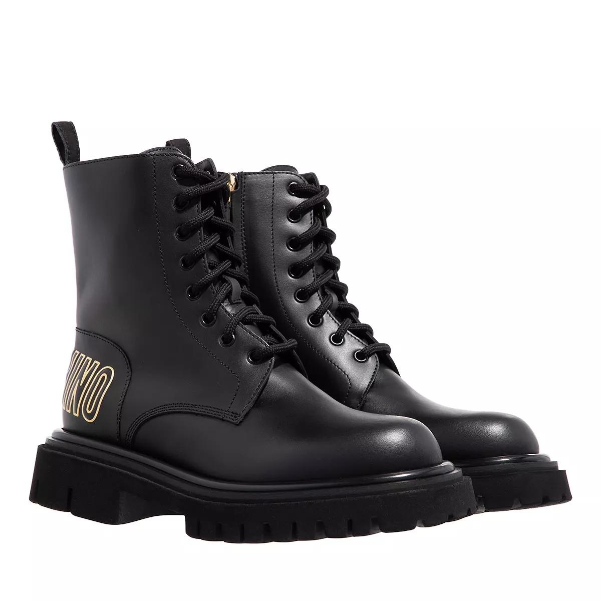 Moschino Stiefel & Boots - St.Ttod.Brick+Gua45 Vitello - Gr. 39 (EU) - in Schwarz - für Damen von Moschino