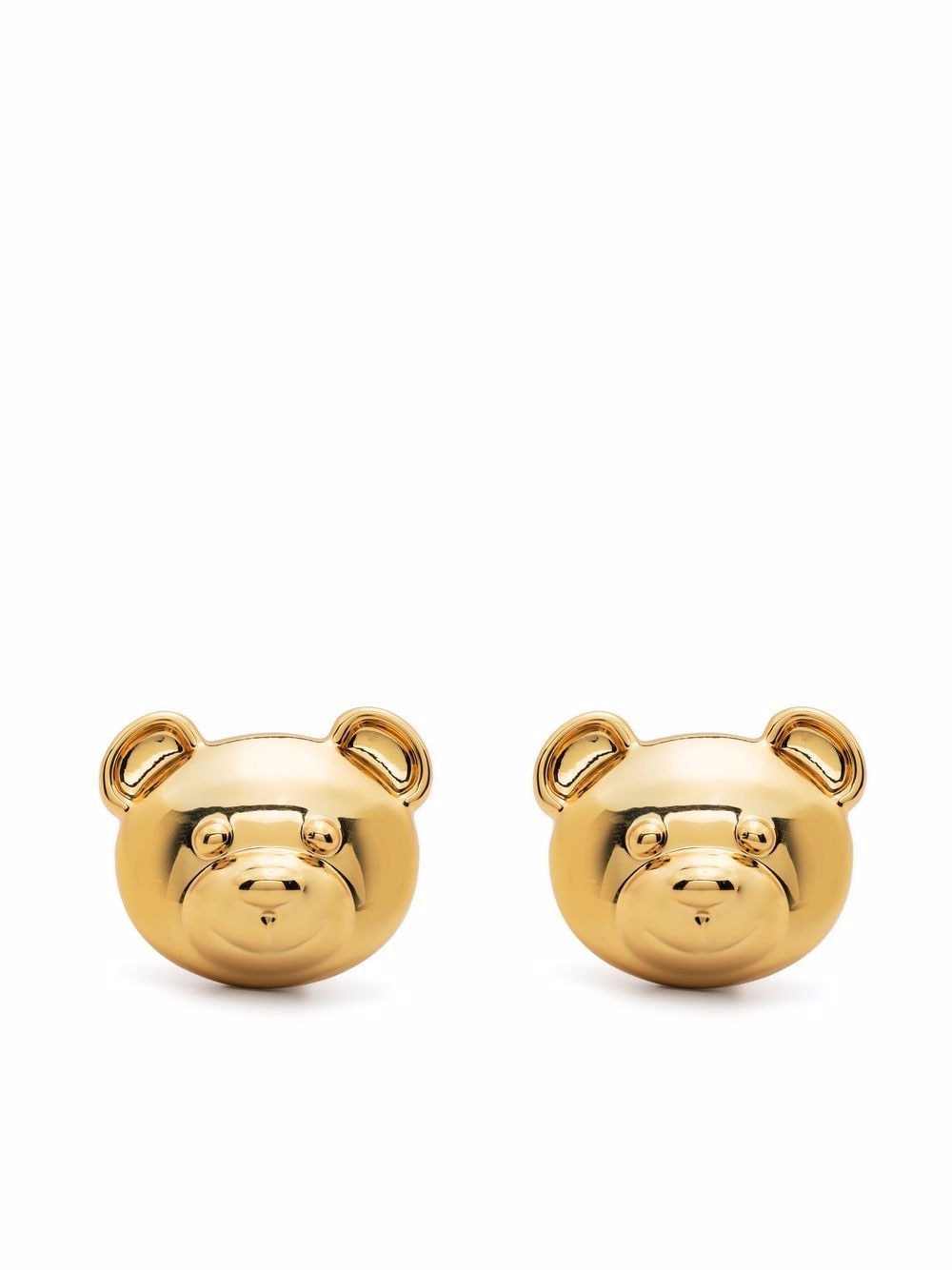 Moschino Teddy Bear clip-on earrings - Gold von Moschino