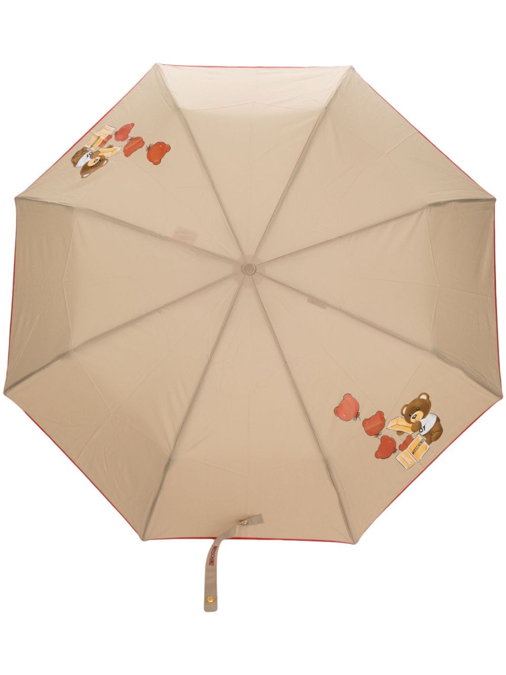 Moschino Teddy Bear compact umbrella - Neutrals von Moschino