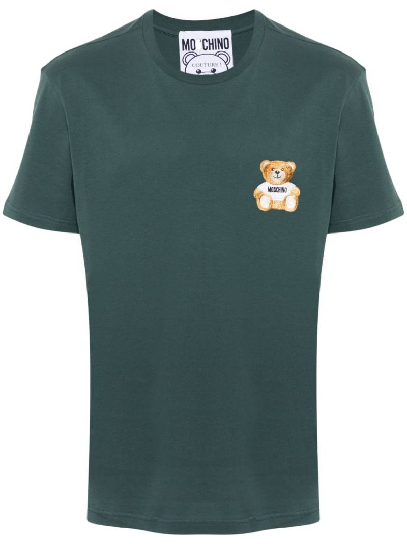 Moschino Teddy Bear cotton T-shirt - Green von Moschino
