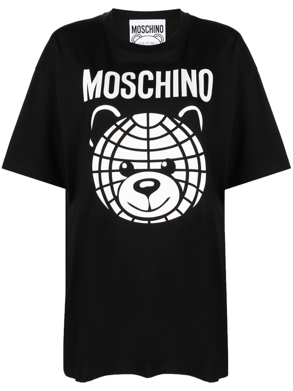 Moschino Teddy Bear logo-print T-shirt - Black von Moschino