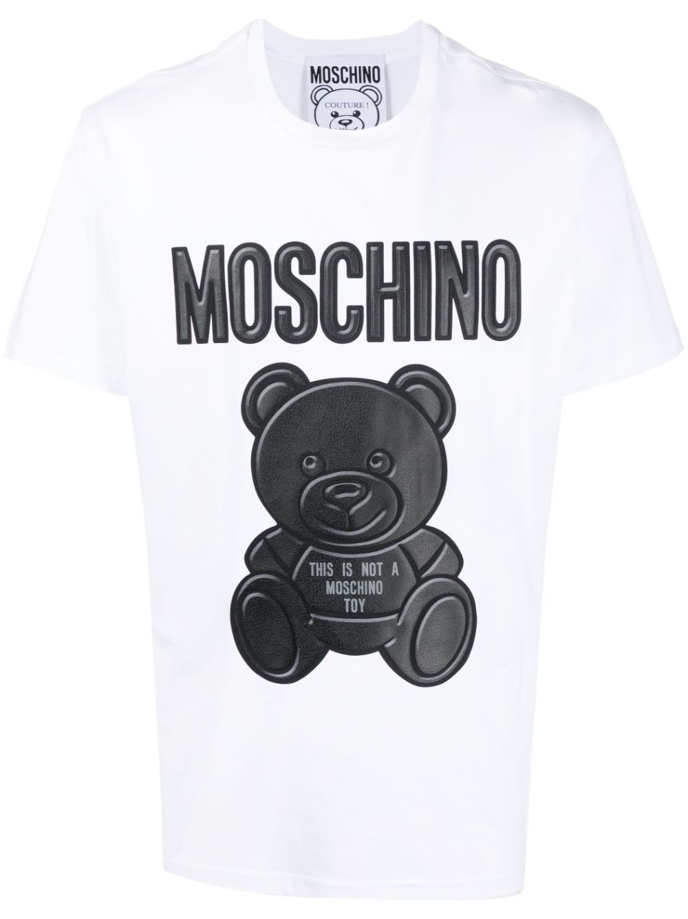 Moschino Teddy Bear logo-print T-shirt - White von Moschino