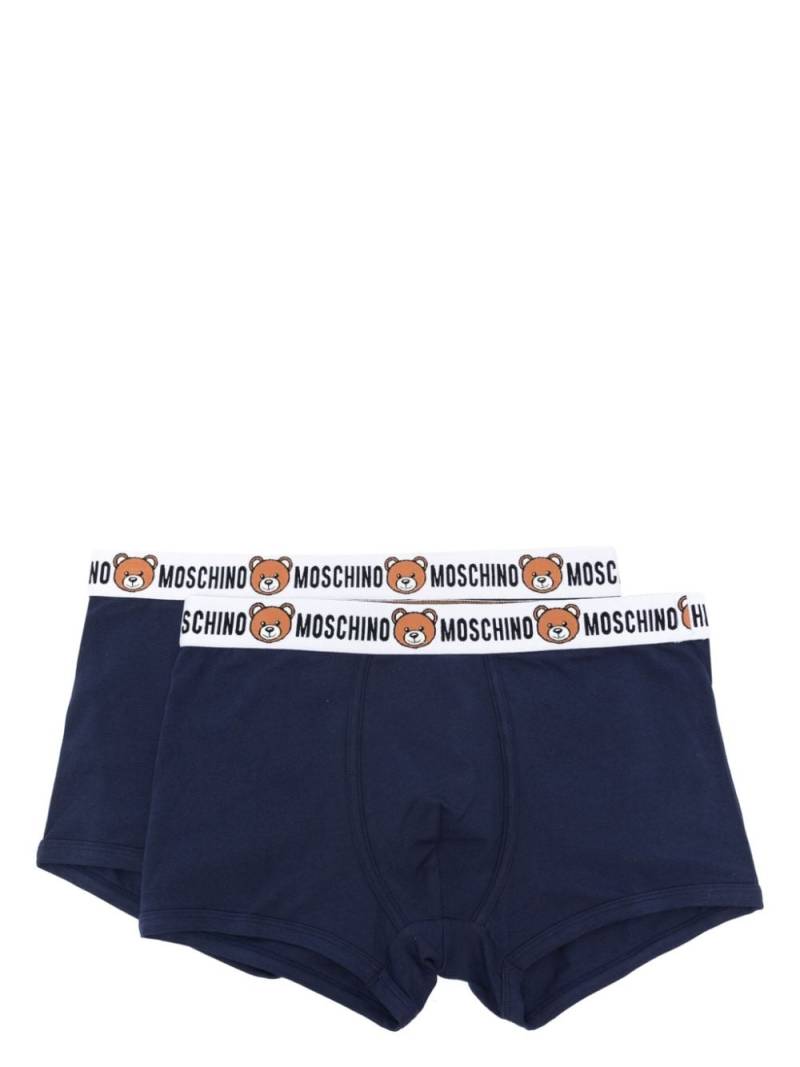 Moschino Teddy Bear-motif boxers (pack of two) - Blue von Moschino