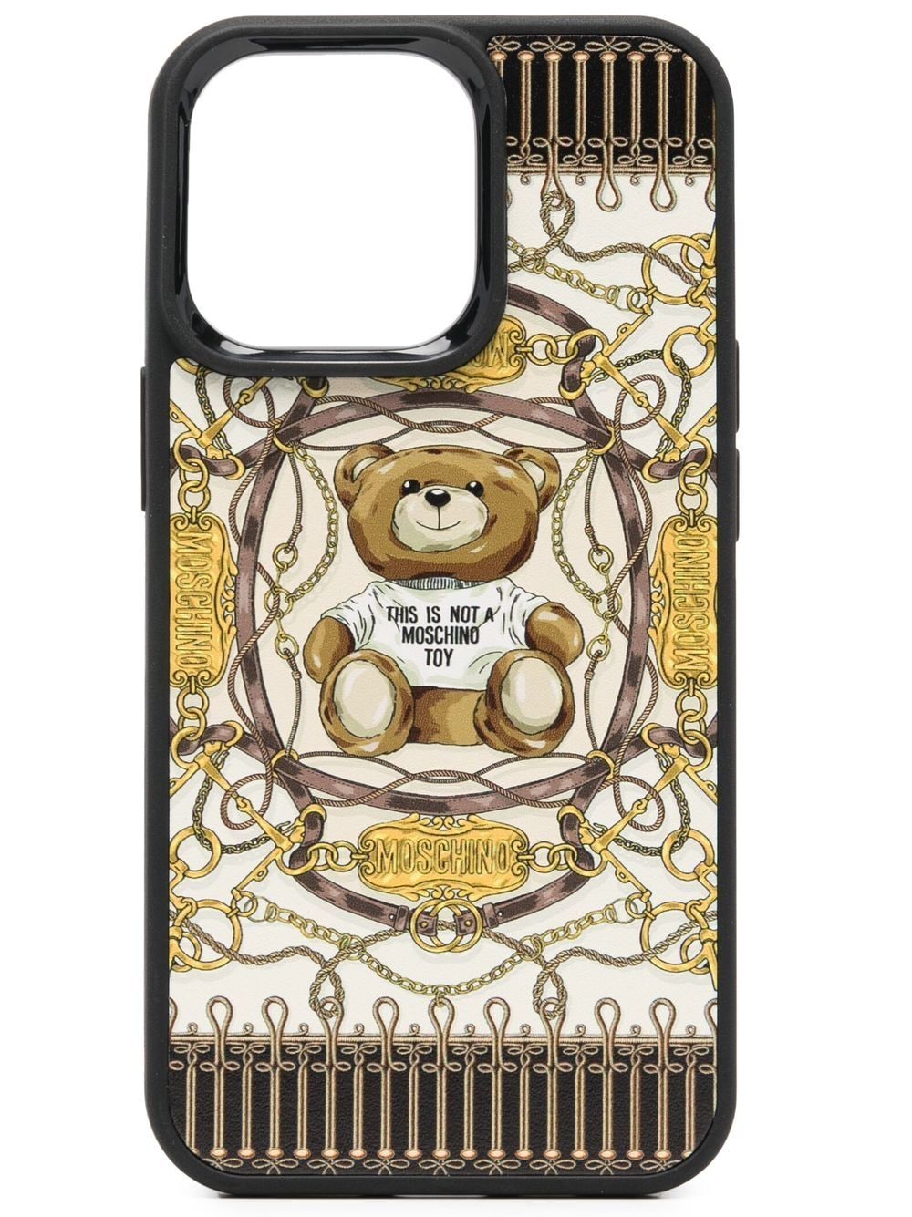 Moschino Teddy Bear-print iPhone 13 Pro case - Black von Moschino