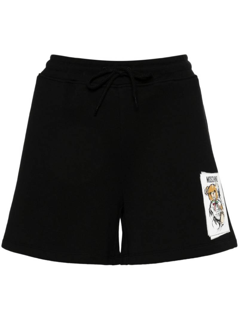 Moschino Teddy Bear-print shorts - Black von Moschino