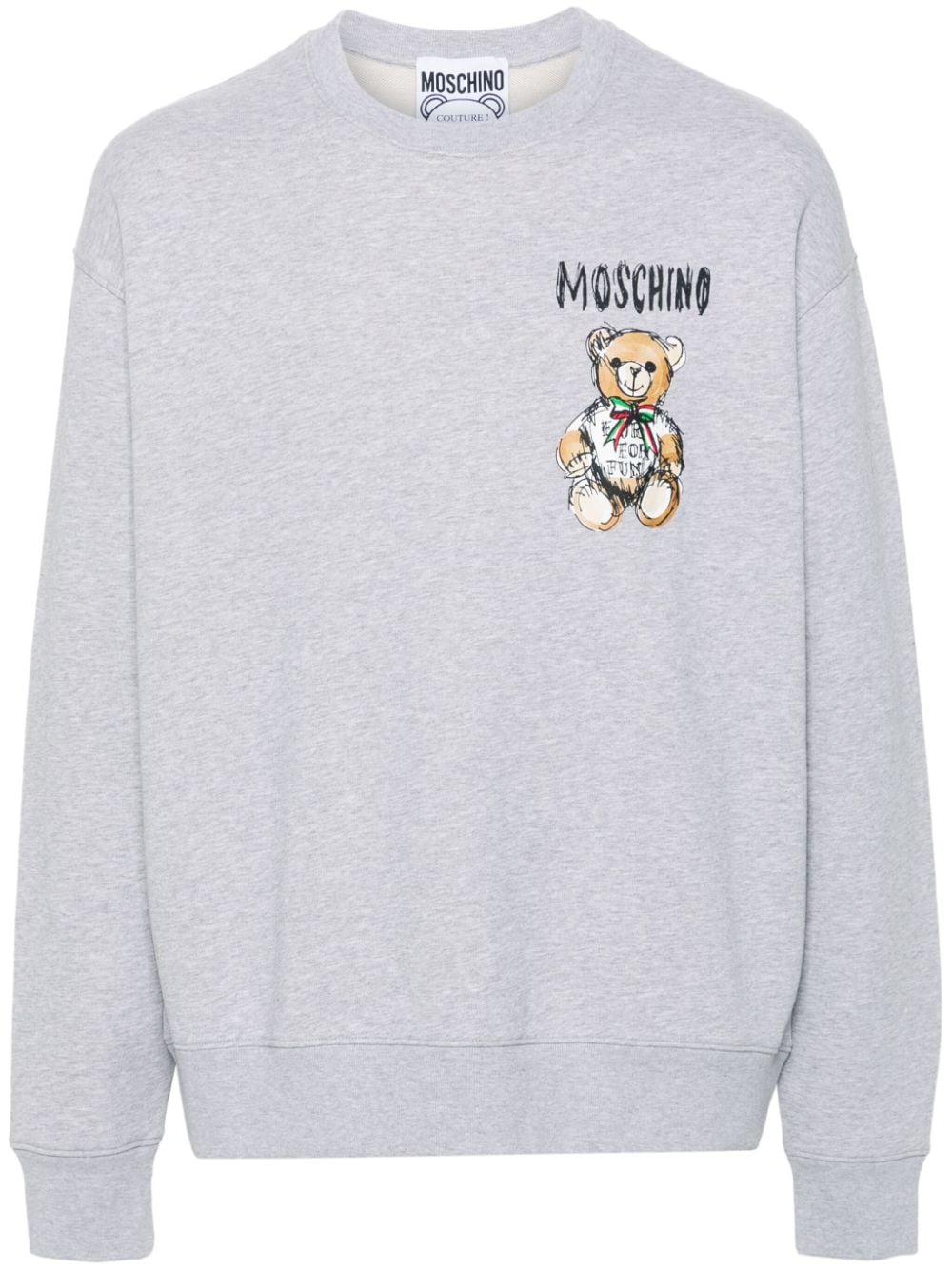 Moschino Teddy Bear-print sweatshirt - Grey von Moschino