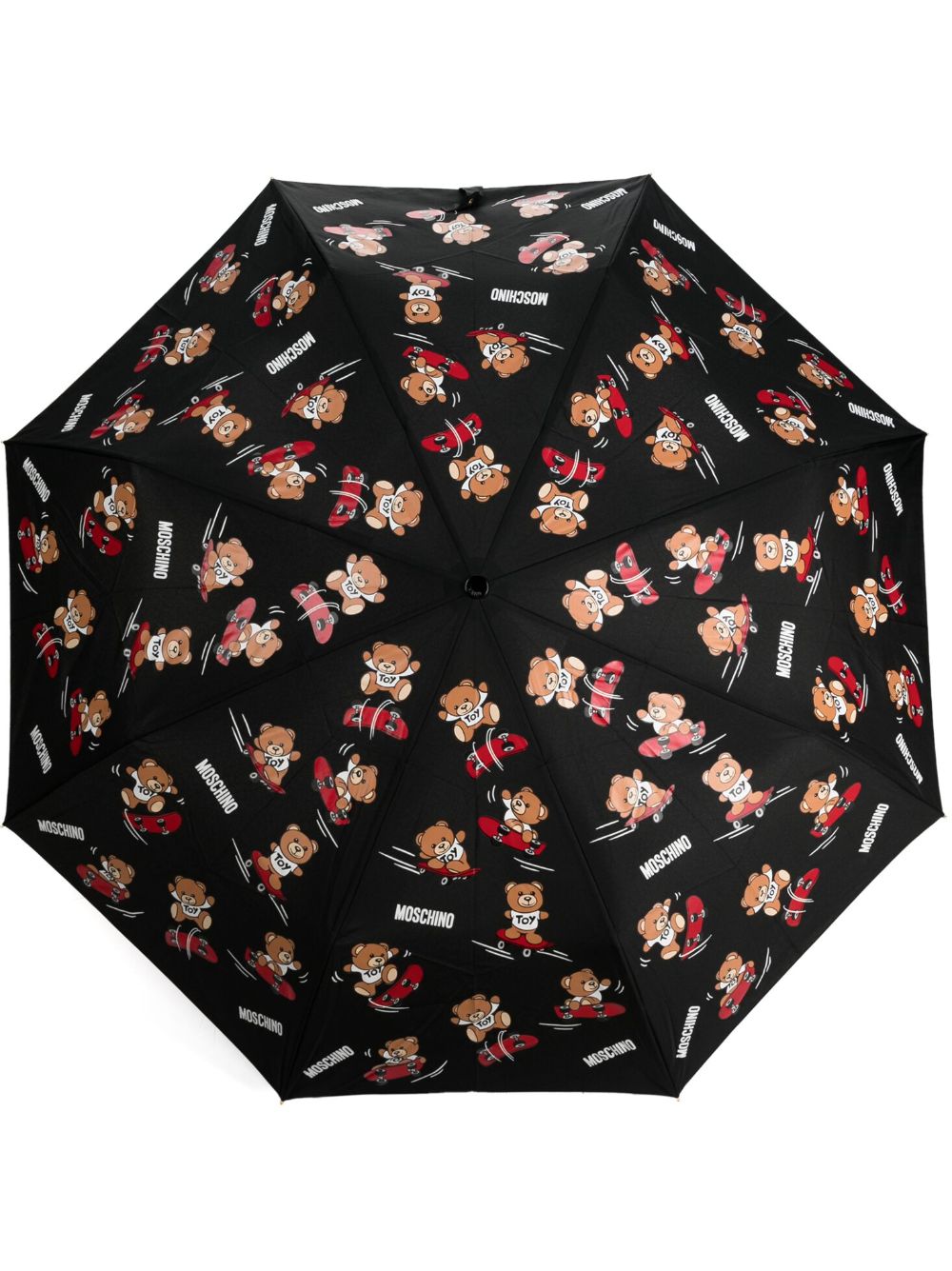 Moschino Teddy Bear-print umbrella - Black von Moschino