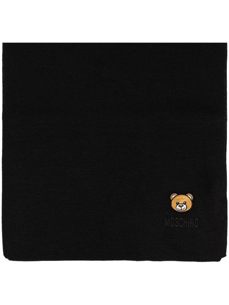 Moschino Teddy Bear scarf - Black von Moschino