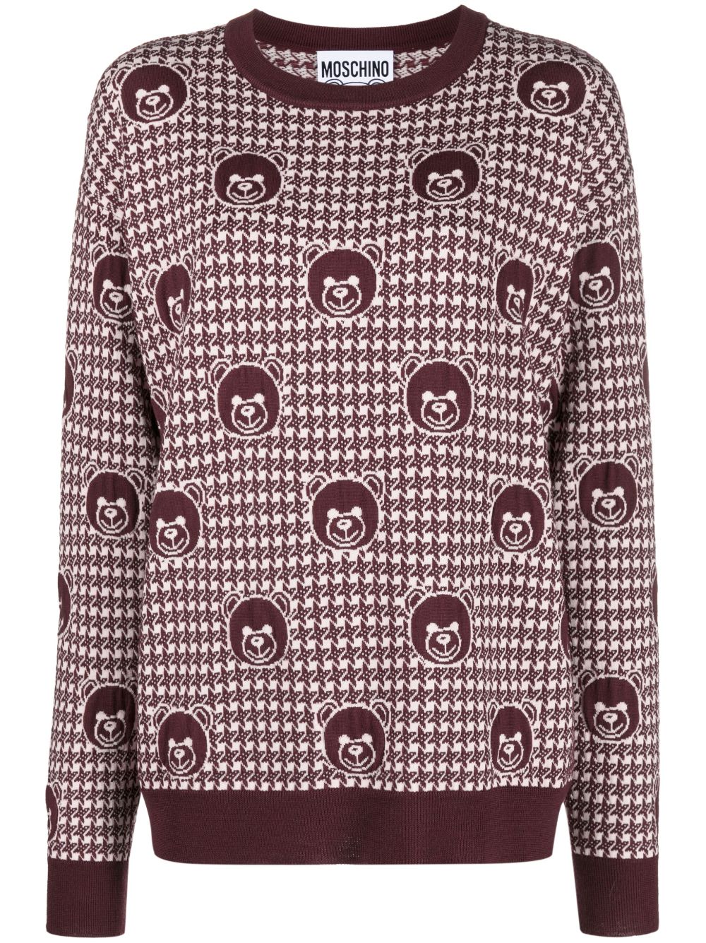 Moschino Teddy Bear virgin-wool jumper - Red von Moschino