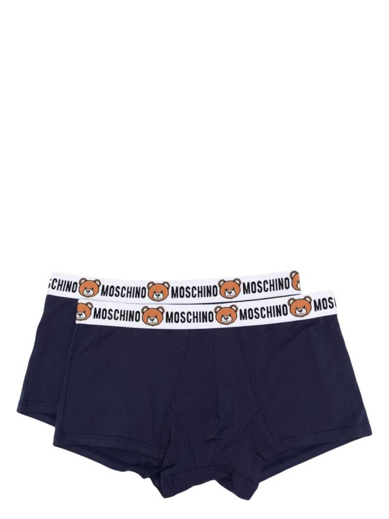 Moschino Teddy Bear waistband boxers (set of two) - Blue von Moschino