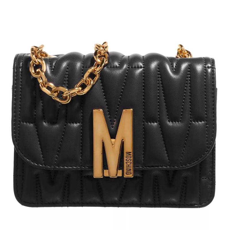 Moschino Schultertasche - "M" Group Quilted - Gr. unisize - in Schwarz - für Damen von Moschino