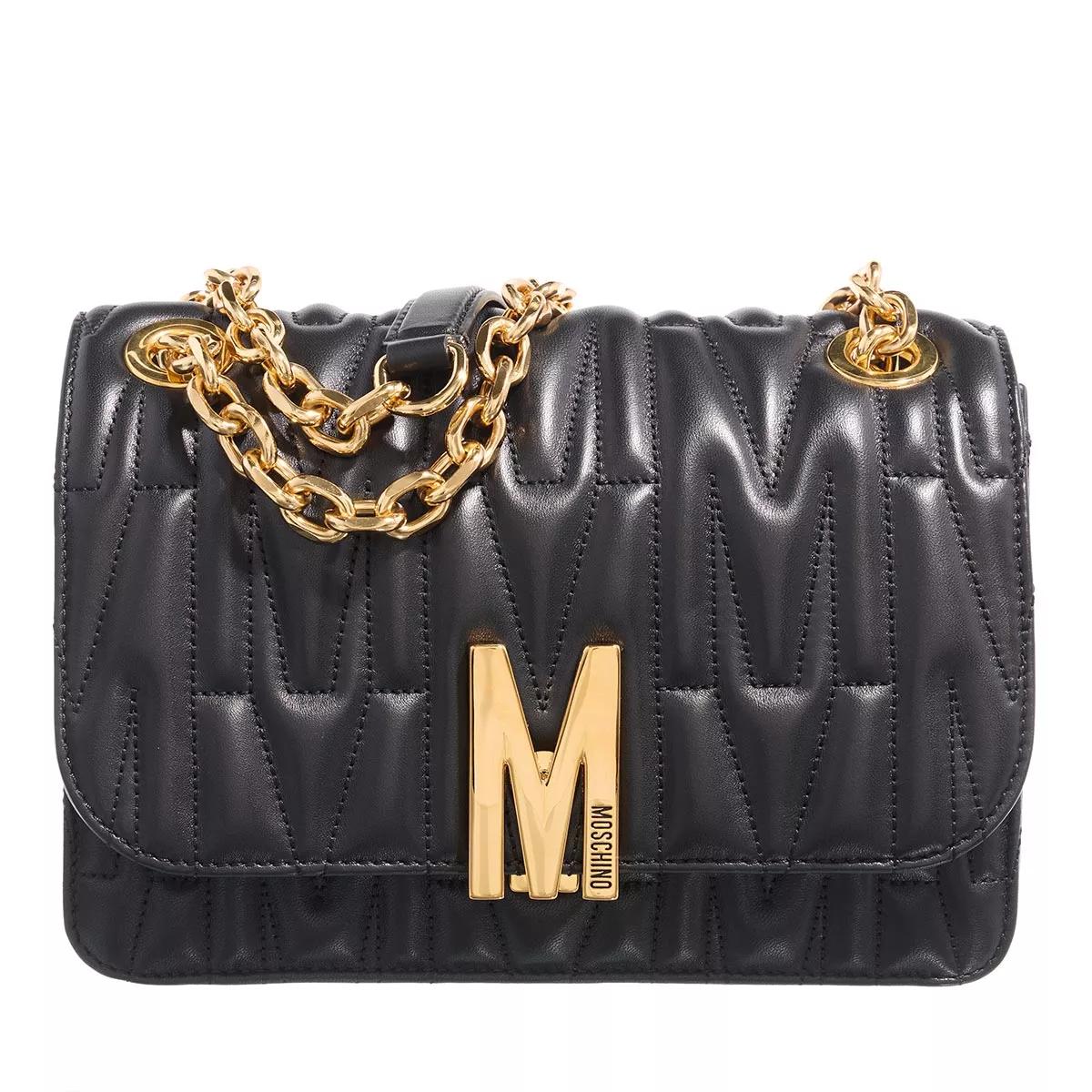 Moschino Umhängetasche - "M" Group Quilted - Gr. unisize - in Schwarz - für Damen von Moschino