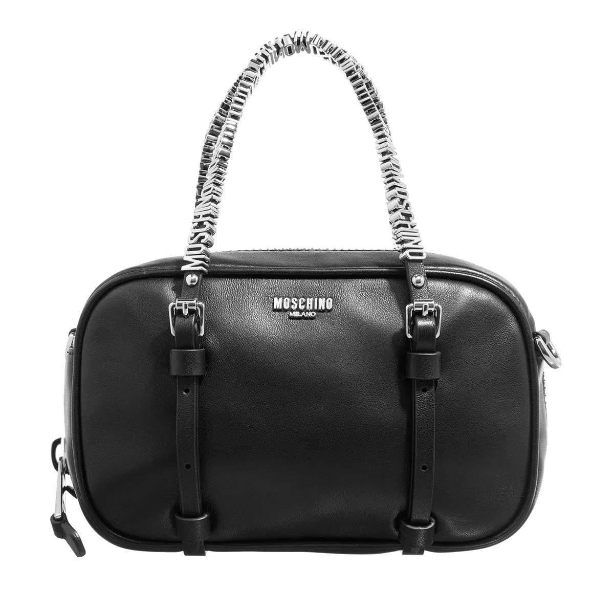 Moschino Schultertasche - Mini Lettering - Gr. unisize - in Schwarz - für Damen von Moschino