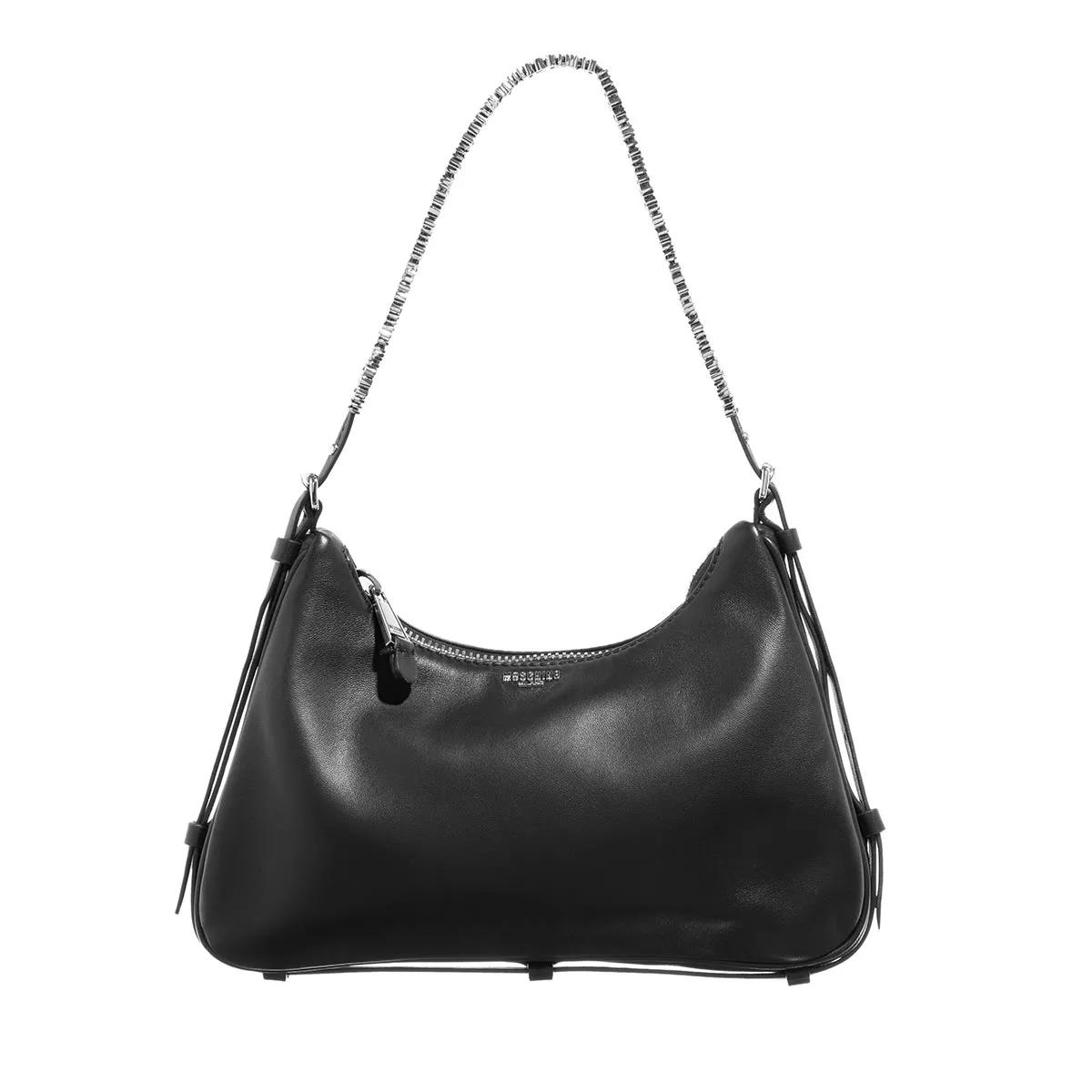 Moschino Schultertasche - Mini Lettering - Gr. unisize - in Schwarz - für Damen von Moschino