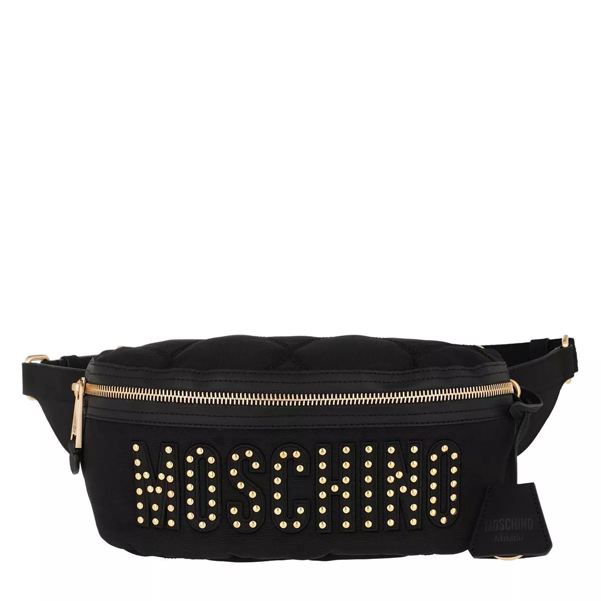 Moschino Umhängetasche - Quilted Belt Bag - Gr. ONE - in Schwarz - für Damen von Moschino