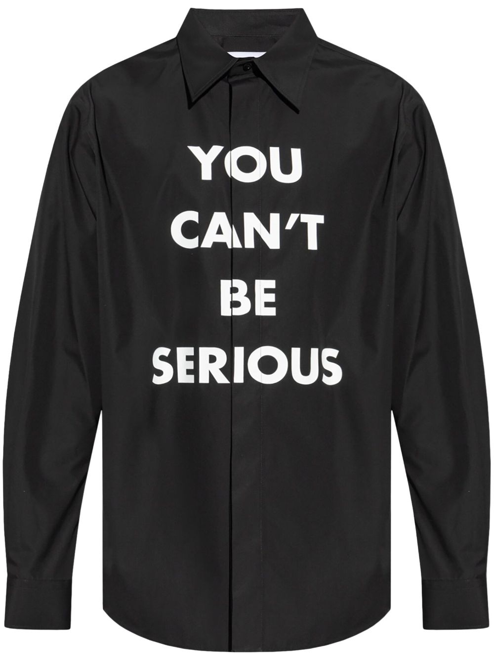 Moschino You Can't Be Serious shirt - Black von Moschino